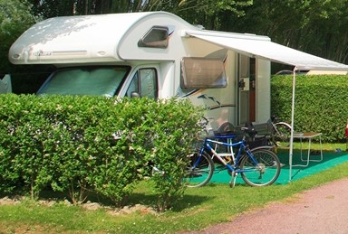 Aire stationnement camping car Mont Saint Michel